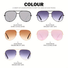 Men's Pilot Sunglasses with Glasses Case
