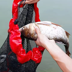 Portable Fish Protection Net Bag Oxford Edge Drawstring Fish Mesh Guard