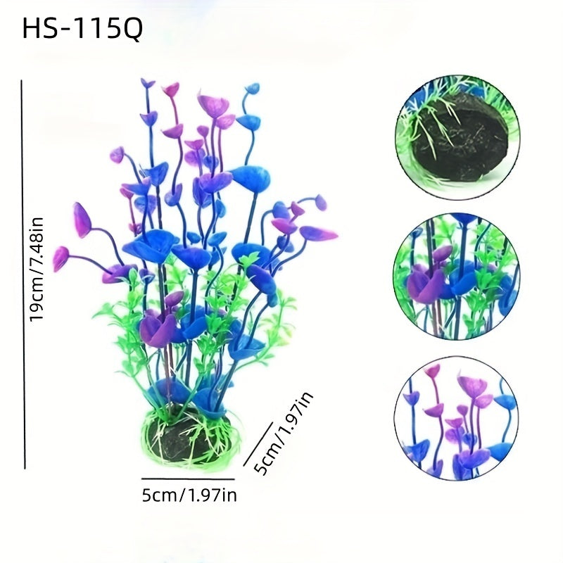 Plastic Artificial Water Plants Fish Tank Decoration Ornament