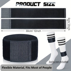 4PCS Soccer Shin Guard Strap Anti Slip Ankle Guards