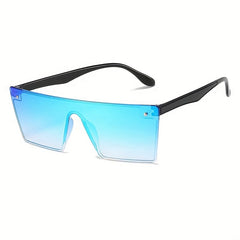 Men's Vintage UV Block Glasses + Leather Bag & Case