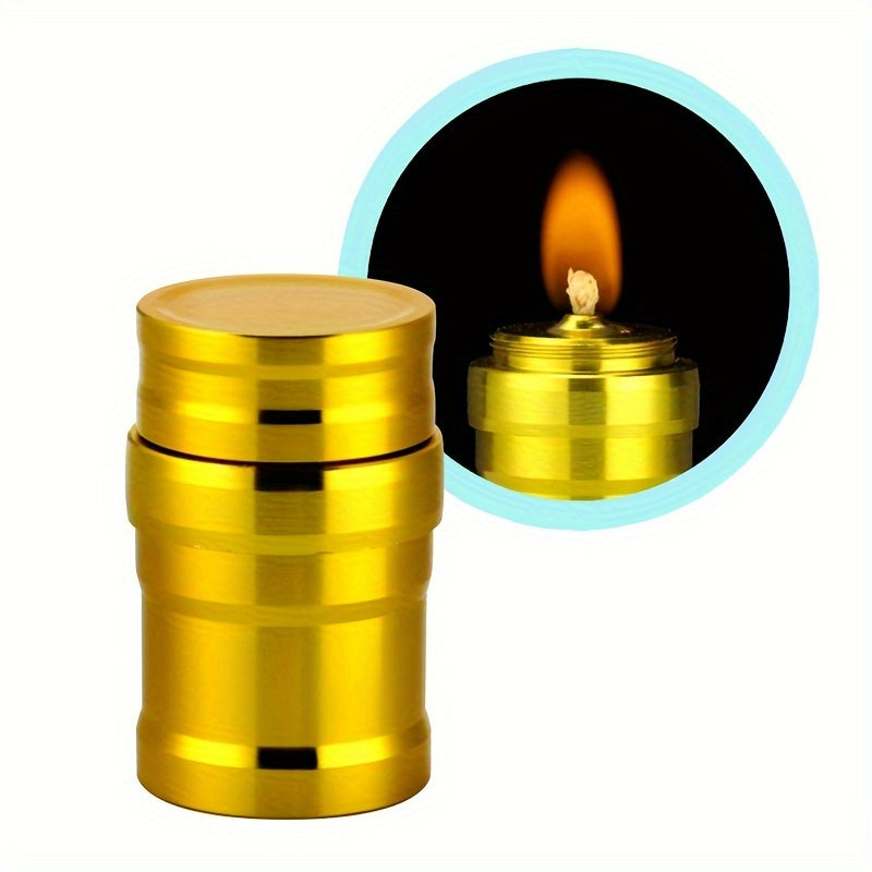 Portable Metal Mini Alcohol Lamp Lab Heating Equipment Outdoor Camping Travel