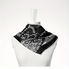 Personalized Square Scarf with Your Photo Logo Soft Polyester