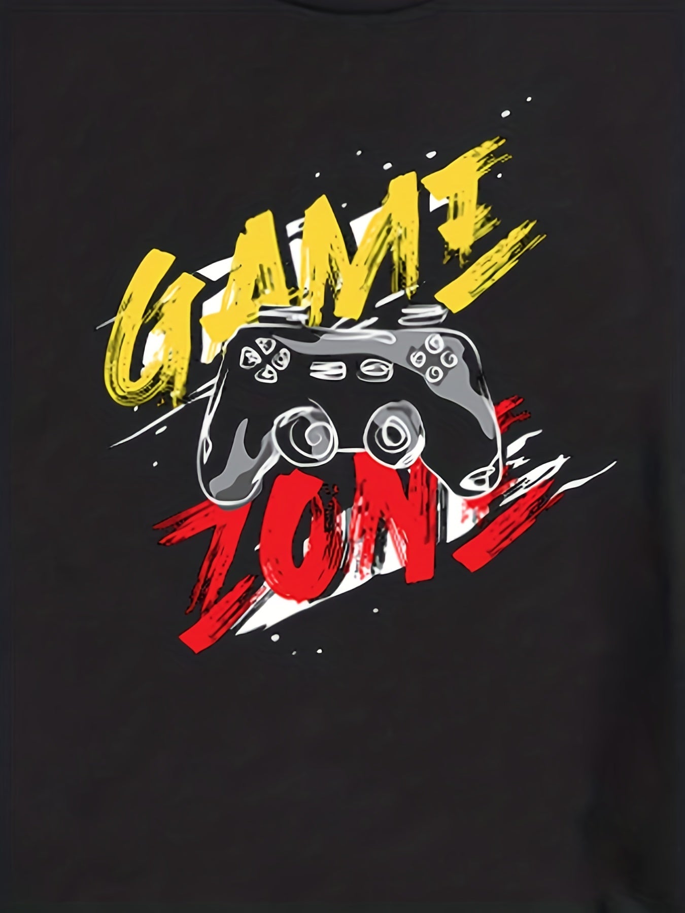 Boys GAME ON Letter Print Pullover Sweatshirt