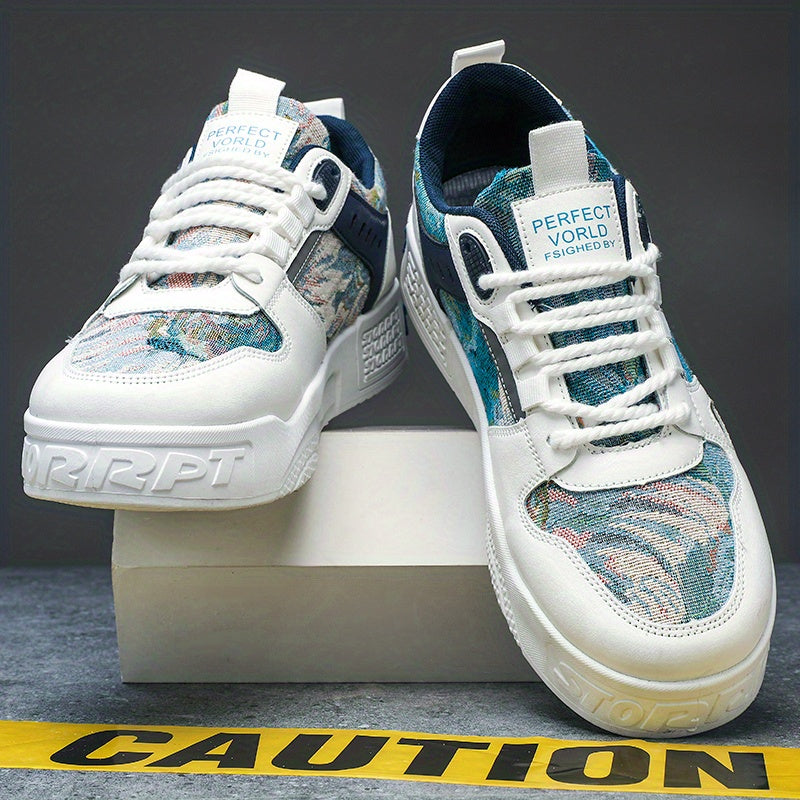 Men's High-Traction Skate Shoes Breathable Sneakers