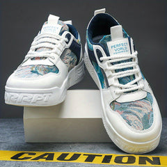 Men's High-Traction Skate Shoes Breathable Sneakers