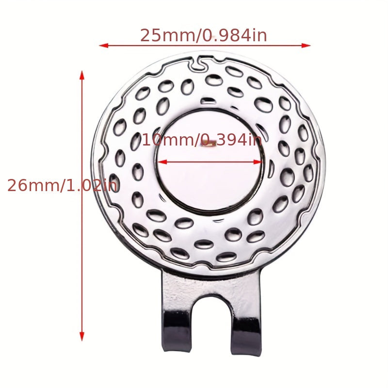 20pcs Golf Hat Clip Magnetic Golf Ball Markers Training Aids