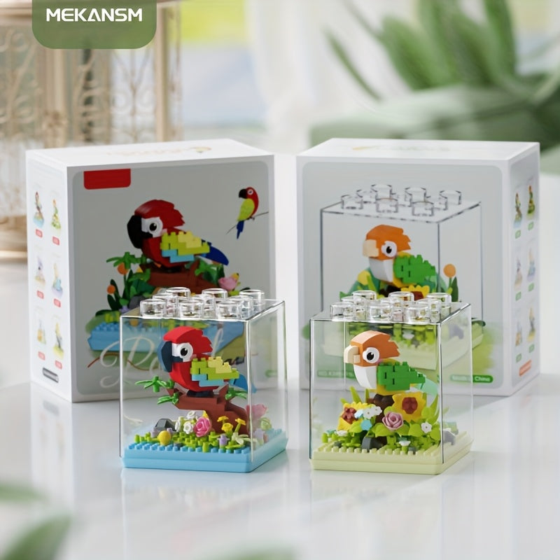 Colorful Parrot Series Educational Toy with Dust Cover