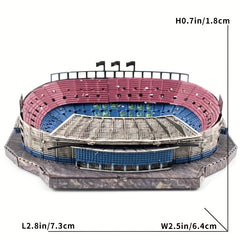 Football Field 3D Stereo Metal Puzzle DIY Assembly Model Gift