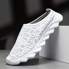 Women's Mesh Mule Sneakers Casual Slip On Outdoor Shoes