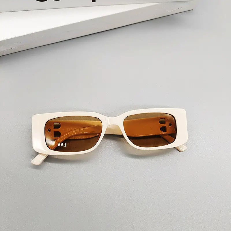 Leopard Square Sunglasses UV Protection Women Eyewear
