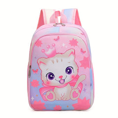 Kids Backpack Unicorn Dinosaur Cat School Bag Waterproof Travel Gift