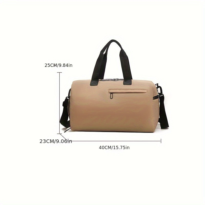 Fitness Tote Bag with Shoe Compartments Dry/Wet Separation
