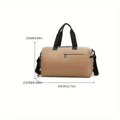 Fitness Tote Bag with Shoe Compartments Dry/Wet Separation
