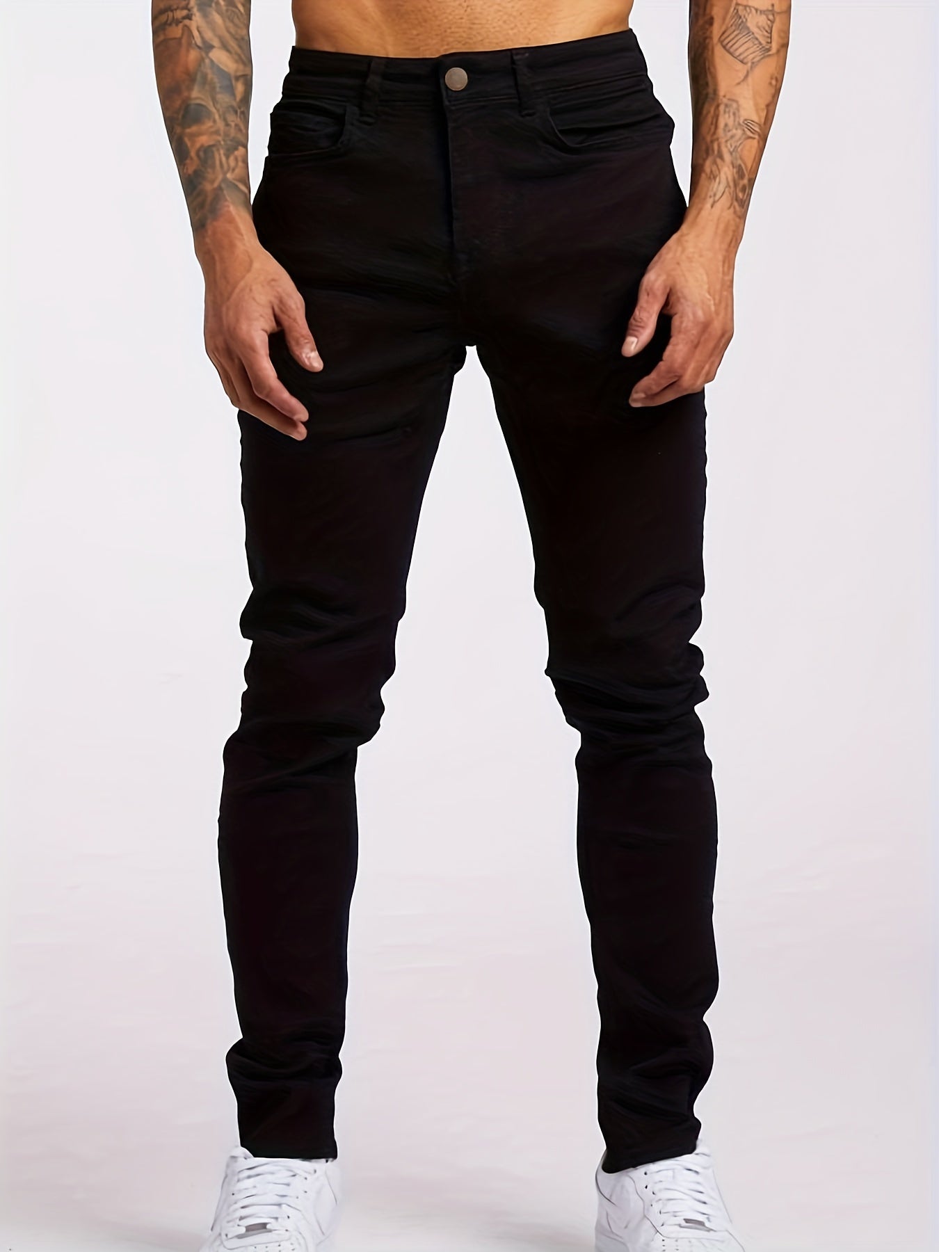 Men's Slim Fit Jeans Casual Stretch Denim Pants