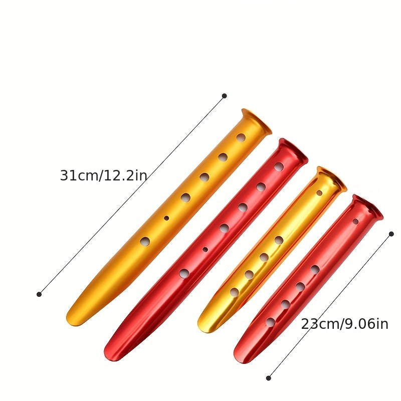 8pcs Aluminum Alloy Pegs Beach Sand Ground Stakes Tent Accessories