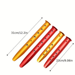 8pcs Aluminum Alloy Pegs Beach Sand Ground Stakes Tent Accessories