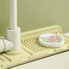 Faucet Drain Mat Kitchen Splash Pad Washstand Plate
