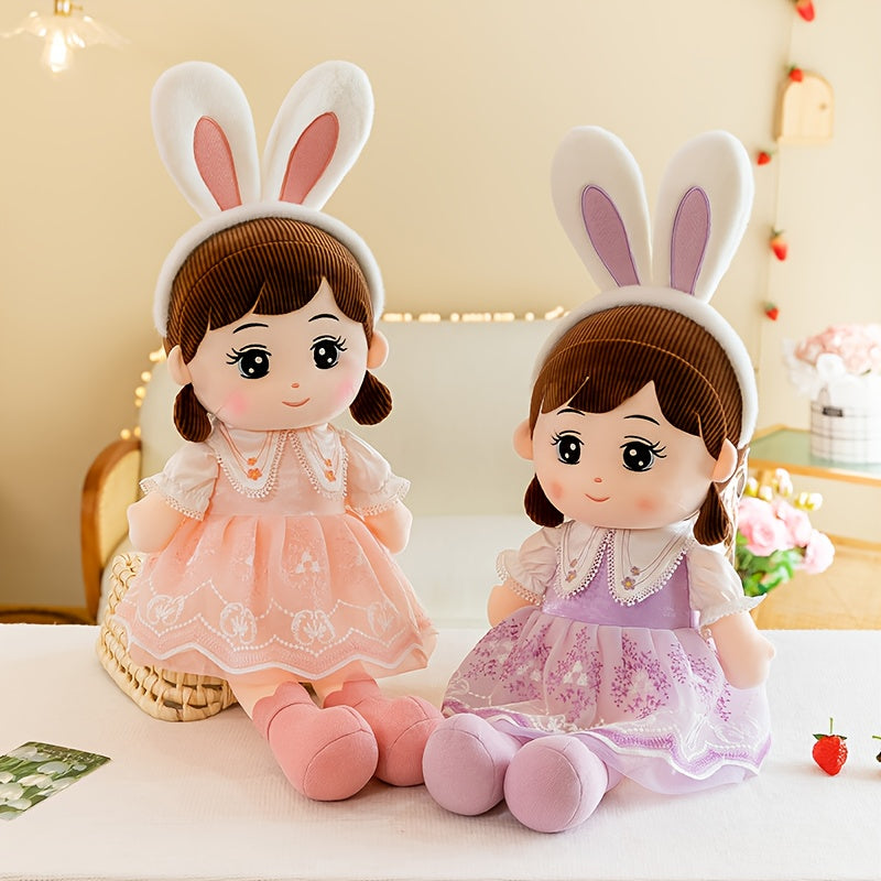 Nasha 19 69in Plush Toy Girl Heart Shaped Stuffed Animal Bunny