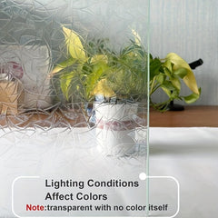 Laser Decorative Window Film PVC Window Privacy Window Sticker