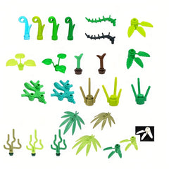 Colorful Leaf Shaped Building Blocks for Educational Play