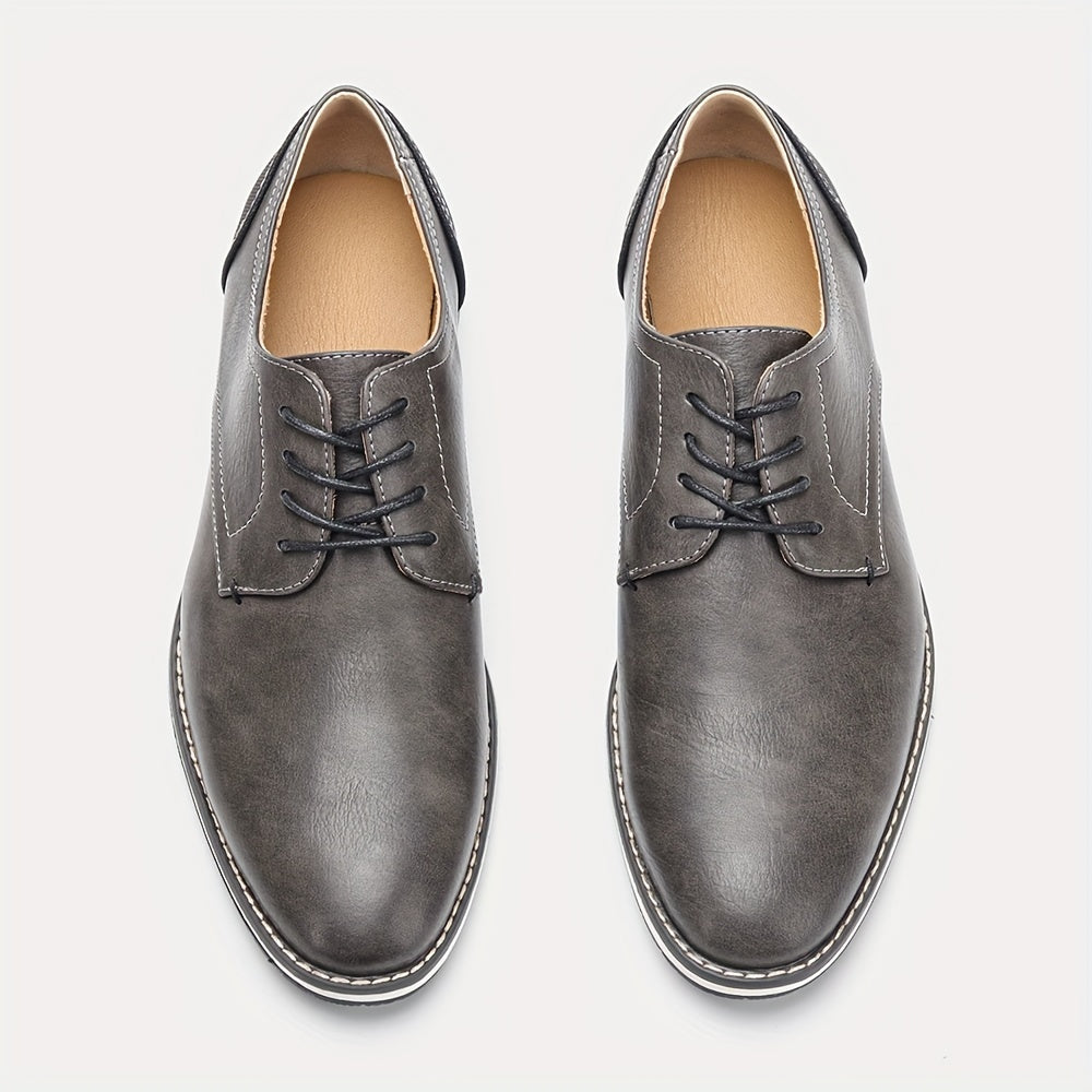 Men's Oxford Shoes Lace up Dress Shoes For Business Wedding