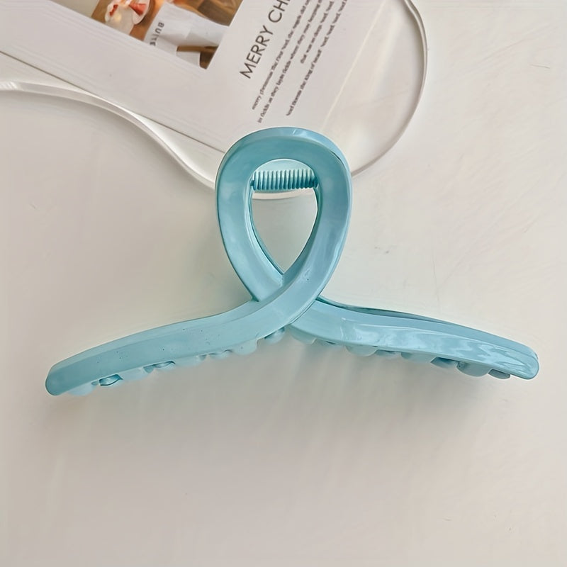 Rectangle Hair Claw Clip Non Slip Strong Hold Grip Hair Jaw Clip