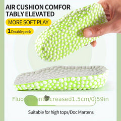 1.5-Inch Height Increase Insoles Soft Elastic Breathable 38in