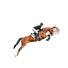 Acrylic Horse Riding Enthusiasts Mirror Decorative Pendant