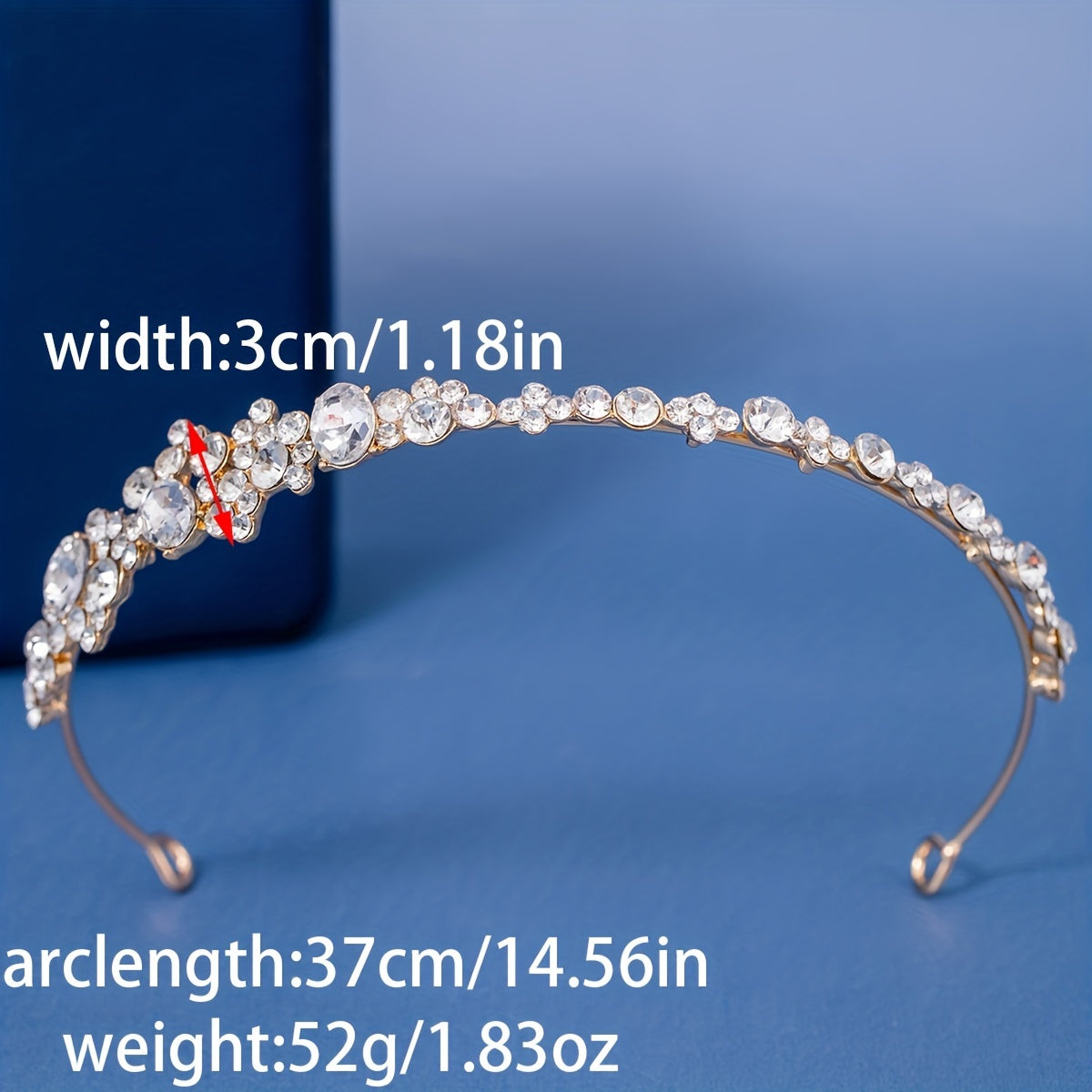 Princess Rhinestone Crown Hair Hoop for Girls