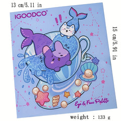 14 Colors Eyeshadow & Lipstick Palette for Girls' Makeup