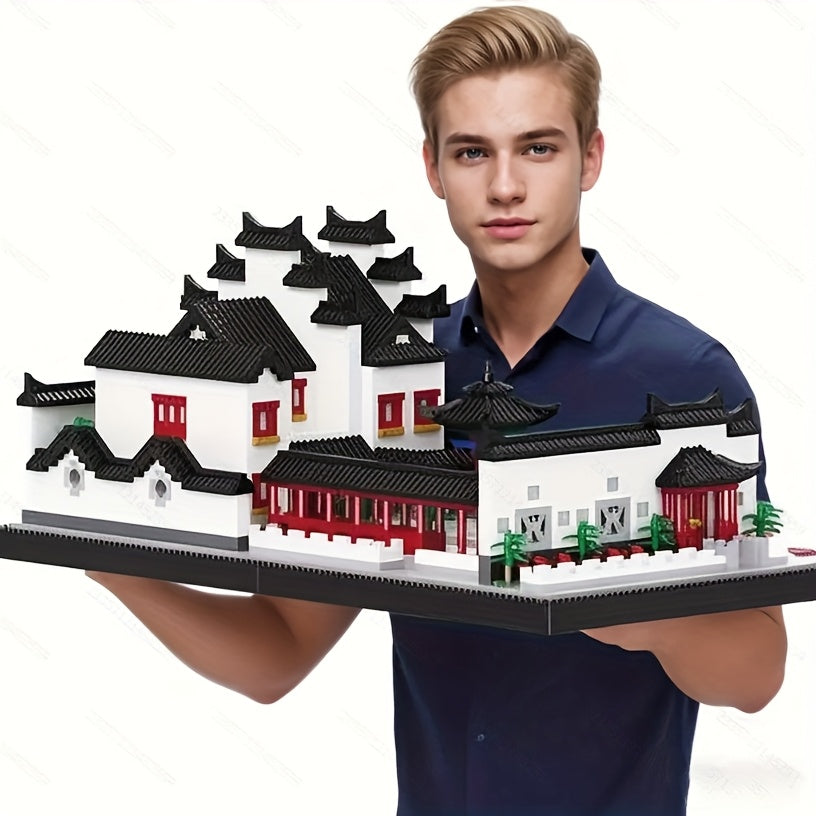 2600pc Suzhou Courtyard Building Block Set Holiday Gift