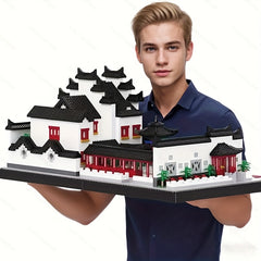 2600pc Suzhou Courtyard Building Block Set Holiday Gift