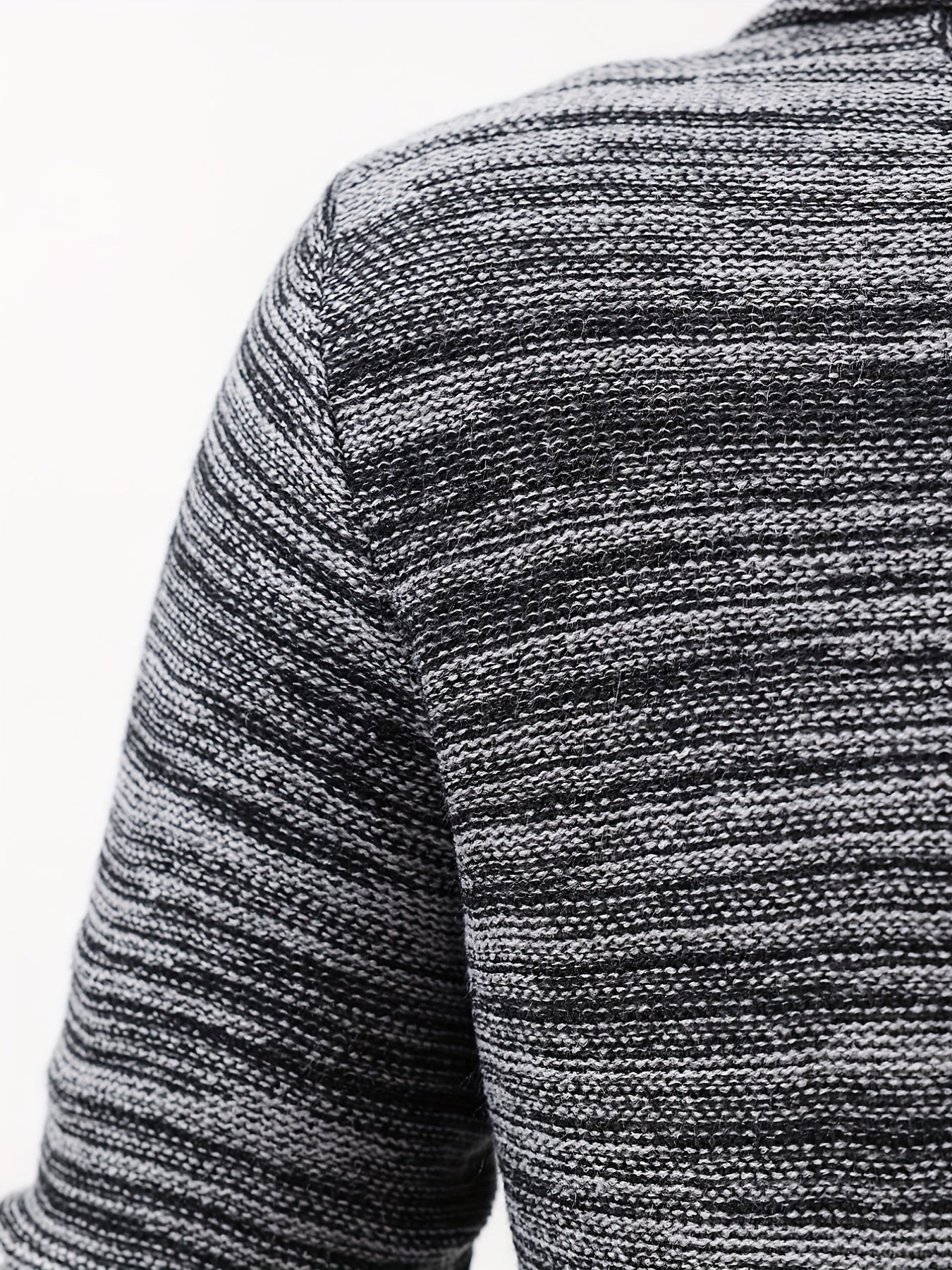 Men's Knitted Hoodie Casual Streetwear Pullover Hooded Sweatshirt