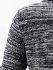 Men's Knitted Hoodie Casual Streetwear Pullover Hooded Sweatshirt