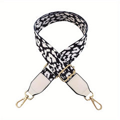 Leopard Pattern Bag Strap All Match Ethnic Strap Adjustable Travel