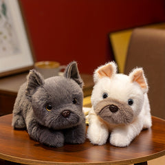 Bulldog Plush Toy Soft Stuffed Animal for Home Decor