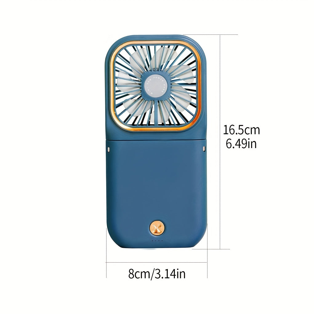 Portable Neck Fan Handheld USB Rechargeable Fan 3000mAh Power