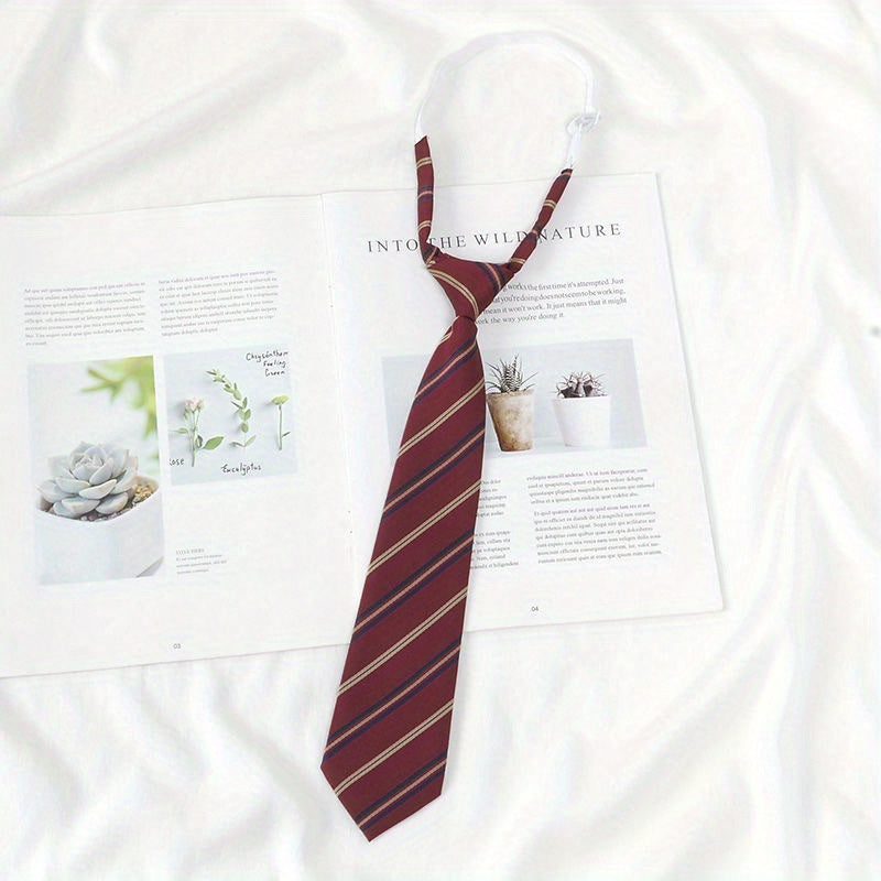 Boys Striped Tie for School Uniforms