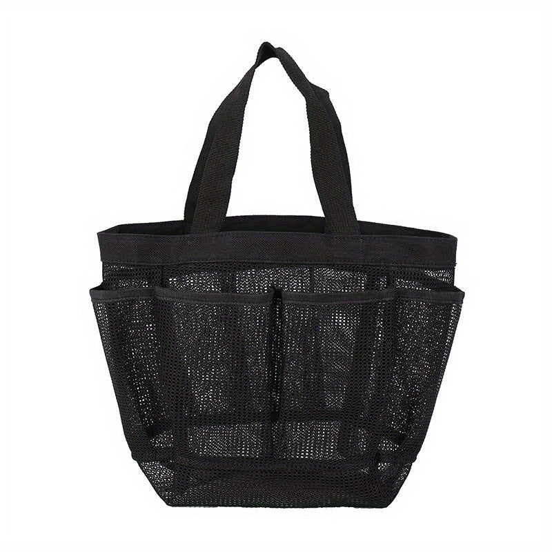 Beach Mesh Bag Portable Toiletry Travel Bag Family Camping
