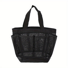 Beach Mesh Bag Portable Toiletry Travel Bag Family Camping