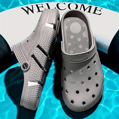 Men's Closed Toe Clog Sandals Soft Sole Walking Shoes