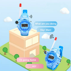 Cartoon Electronic Watch Rechargeable Silicone Watch for Kids