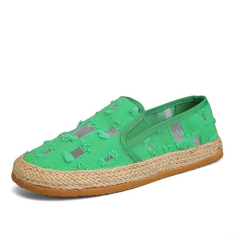 Men's Lightweight Slip On Canvas Shoes For Traveling Jogging