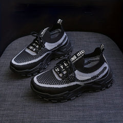 Women's Knitted Running Shoes Lightweight Sports Footwear