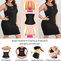 SCARBORO Waist Trainer Shapewear Tummy Control Waist Cincher Slim Body Shaper