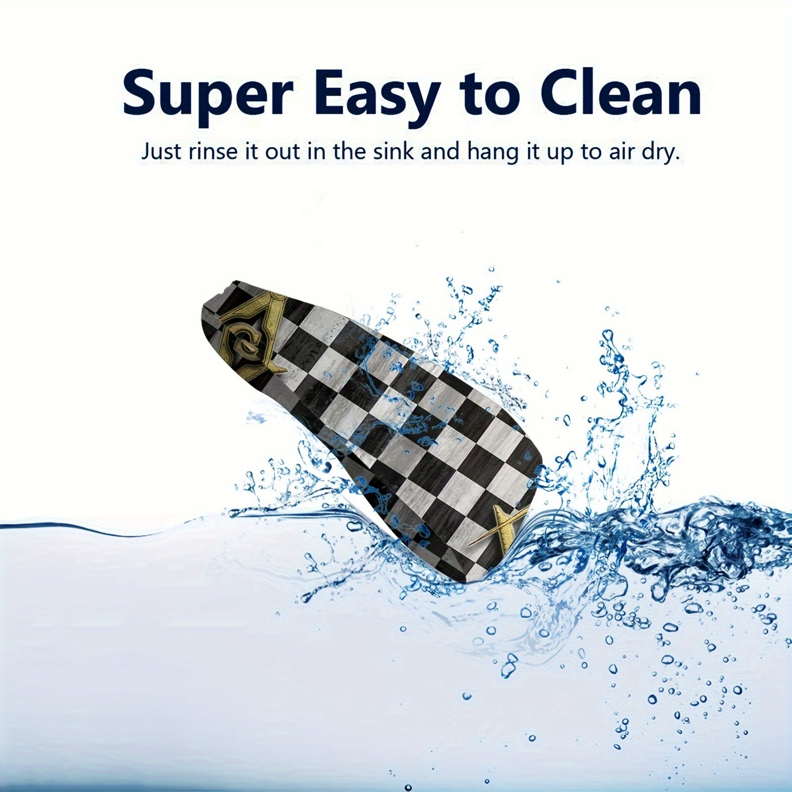 Freemason Emblem Headband Wide Sweatband for Sport Fitness