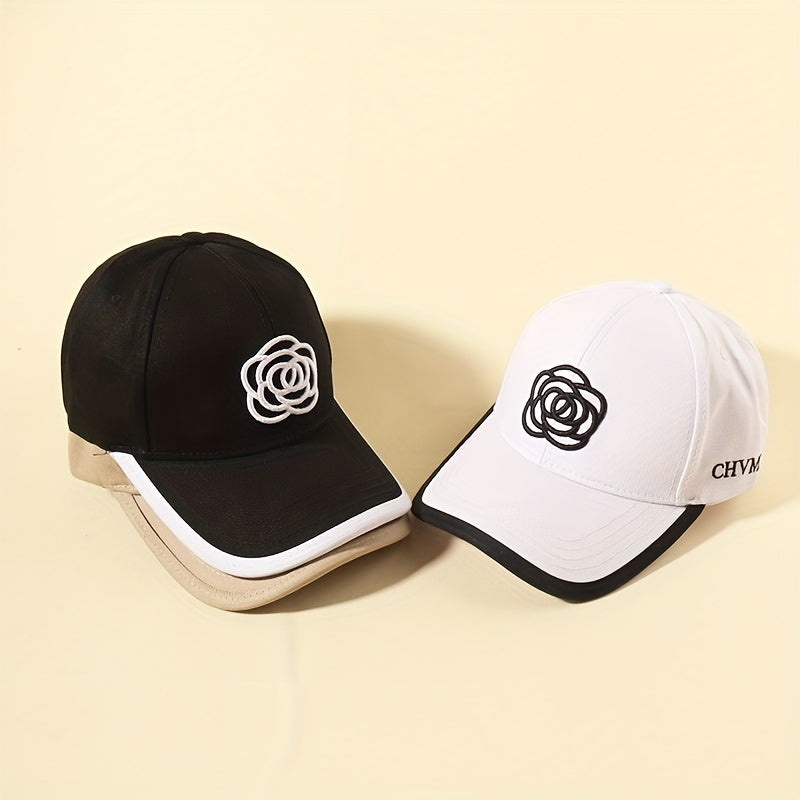Small Flower 3D Hard Top Baseball Cap