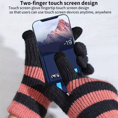 Men's Thick Fleece Winter Cycling Gloves