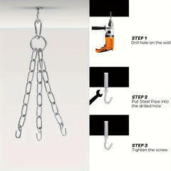 Heavy Duty Punching Bag Set With Gloves & Hook